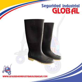 BOTA PVC NEGRA SIN PUNTERA