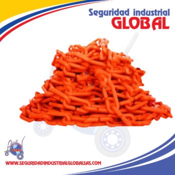 CADENA PLÁSTICA NARANJA